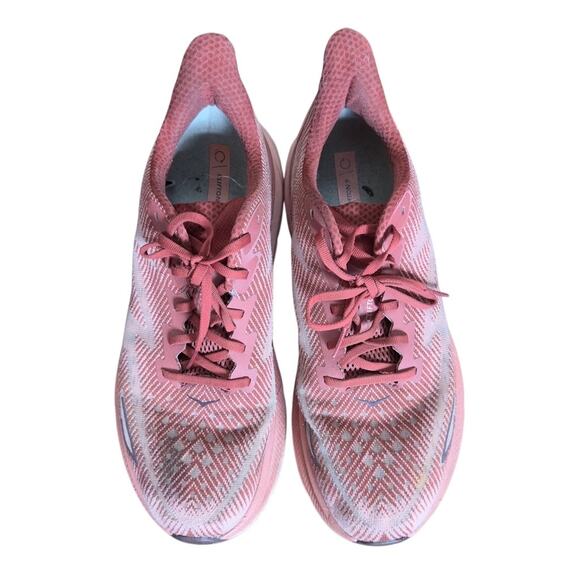 Hoka‎ One Clifton Running Sneakers Size 12B Red - Picture 11 of 14